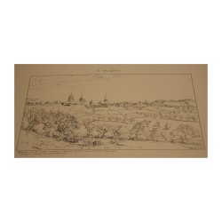 Lot von 40 Stichen „Ansichten von Lausanne“ von Charles Vuillermet …