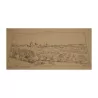 Lot de 40 gravures “Vues de Lausanne” de Charles Vuillermet … - Moinat - Gravures