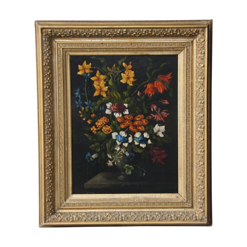 Painting, oil on wood, still life “Bouquet of flowers”, … - Moinat - Painting - Still-life Painting, oil on wood, still life “Bouquet of flowers”, … - Moinat - Painting - Still-life