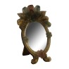 Petit miroir chevalet en verre de Murano coloré avec un noeud - Moinat - Glaces, Miroirs