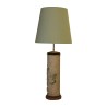 “Roseau” printing roller, transformed into a lamp, with … - Moinat - Table lamps