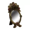 Petit miroir chevalet en verre de Murano coloré - Moinat - Glaces, Miroirs