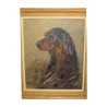 幅画作“猎犬”，署名 Robert Coeytaux，艺术家 - Moinat - 画 - 各种的