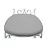 стул модели Vincennes из кованого железа с сиденьем из листового металла - Moinat - Heritage