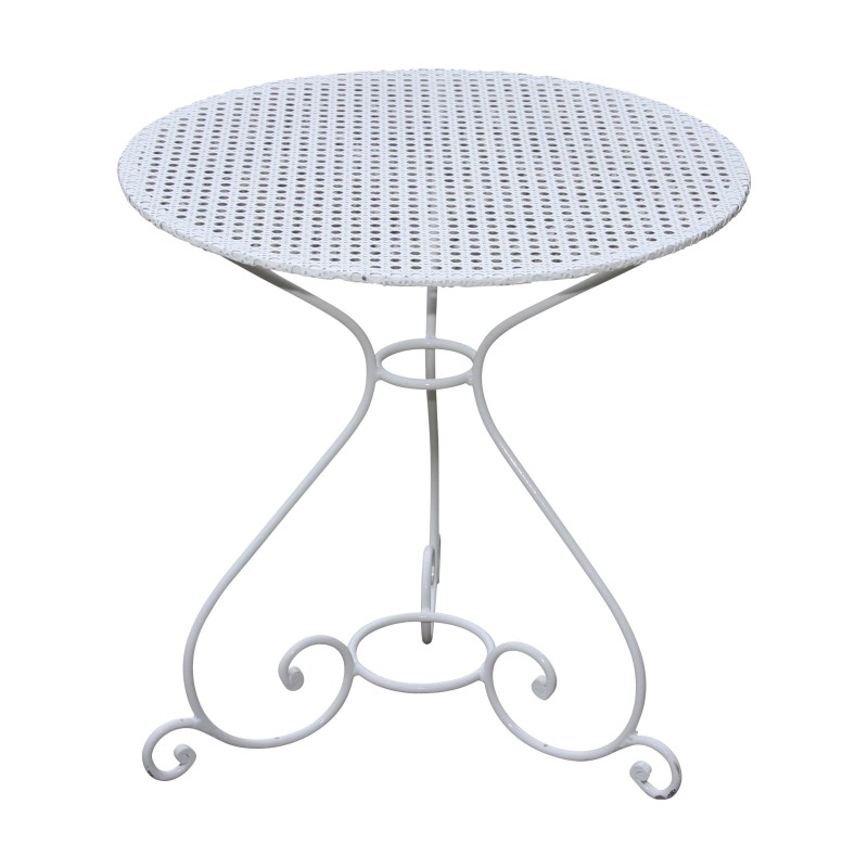 Bellevue model round table in wrought iron, with 3 legs and … - Moinat - Tables Bellevue model round table in wrought iron, with 3 legs and … - Moinat - Tables