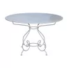 Beaulieu model round table in wrought iron, with 4 legs and … - Moinat - Heritage