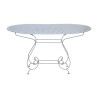 Vincy 型号锻铁椭圆形桌子，带金属板顶部…… - Moinat - Tables