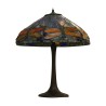 Tiffany lamp with glass lampshade with Dragonfly decor and … - Moinat - Table lamps