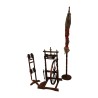 Rouet ancien avec quenouille en bon état. Epoque : 19ème … - Moinat - Accessoires de décoration