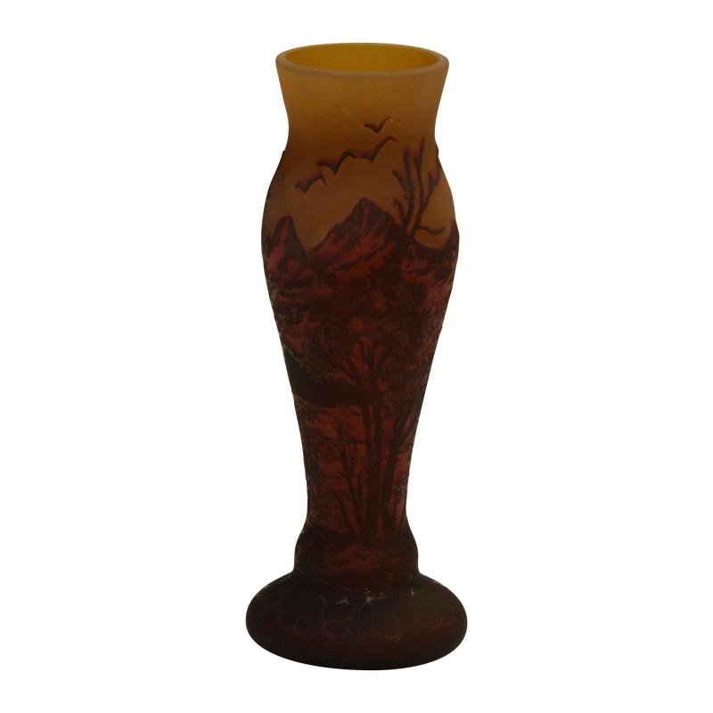 Petit vase copie de Gallé. - Moinat - Boites, Urnes, Vases Petit vase copie de Gallé. - Moinat - Boites, Urnes, Vases