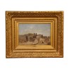 Tableau, huile sur toile “Chasseurs Alpin”, signé Édouard … - Moinat - Tableaux - Paysage