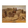 Gemälde, Öl auf Leinwand „Alpenjäger“, signiert Édouard … - Moinat - VE2022/1