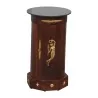 Somno Empire - table de nuit en acajou, de forme cylindrique … - Moinat - Bahuts, Bars, Buffets, Coffres, Enfilades