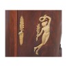 Somno Empire - table de nuit en acajou, de forme cylindrique … - Moinat - Bahuts, Bars, Buffets, Coffres, Enfilades