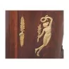 Somno Empire - table de nuit en acajou, de forme cylindrique … - Moinat - Bahuts, Bars, Buffets, Coffres, Enfilades