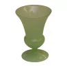 Vase aus hellgrünem Opal. 19. Jahrhundert - Moinat - Opaline