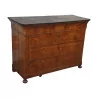 Louis-Philippe chest of drawers in burl ash with 4 drawers. Era … - Moinat - Chests of drawers, Commodes, Chifonnier, Chest of 7 drawers