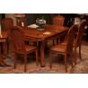 Art-Nouveau dining room in walnut carved with bunches of grapes, - Moinat - Ensembles