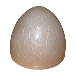 Chapeau de lampe dans le goût de Lalique. 20ème siècle