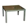 square living room table in green lacquer with dragonfly decor... - Moinat - Coffee tables