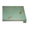 Table de salon carrée en laque verte avec décor aux libellules … - Moinat - Tables de salon