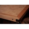 Butcher’s table with wooden top standing with the center in … - Moinat - Dining tables