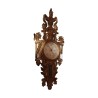 Grand baromètre au mercure en bois sculpté doré, décoré d'un … - Moinat - Accessoires de décoration