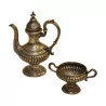 套 800 银茶具，包括：1 个茶壶及其…… - Moinat - 银