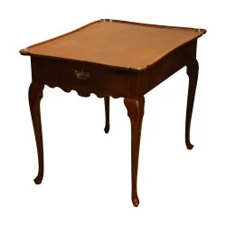 Dutch mahogany table mounted on oak, basin top, …