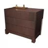 “Douglas” dresser with 3 drawers in oak stained “Almond” color … - Moinat - Chests of drawers, Commodes, Chifonnier, Chest of 7 drawers
