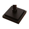 Lampe de table "Garland" avec structure en chêne teint noir et - Moinat - Lampes de table