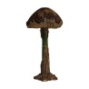 Lampe en pâte de verre et bronze d après un modèle unique de - Moinat - Lampes de table