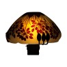 Lampe en pâte de verre et bronze d après un modèle unique de - Moinat - Lampes de table