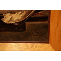 Stillleben „Hase und Enten“ von Oreste COSTA …