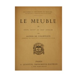 A. de Champeaux 的 2 本书“家具”I 和 II。
