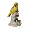porcelain parrot, yellow color. - Moinat - Decorating accessories
