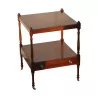 English mahogany side table. - Moinat - End tables, Bouillotte tables, Bedside tables, Pedestal tables
