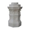 Colonne  en pierre reconstituée néogothique.  Epoque : Fin … - Moinat - Urnes, Vases