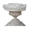Vasque en pierre reconstituée, décor néogothique, avec … - Moinat - Urnes, Vases