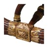 Stool in the style of Jacob, in richly carved mahogany and … - Moinat - Stools, Benches, Pouffes