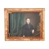 Oil painting on canvas “The Puttis and the lamb”, Art Nouveau, … - Moinat - Painting - Miscellaneous