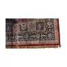 Iranian mechanical carpet, gold background and red border in … - Moinat - Rugs