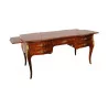 Louis XV style flat desk \"Le Meursault\", mounted on oak, - Moinat - VE2022/1
