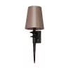 盏“Mancha grande”棕色古铜色壁灯，带灯罩…… - Moinat - 壁灯架