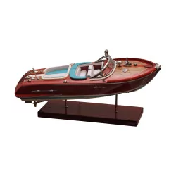 Maquette de bateau "RIVA Aquarama Special", fabrication à la