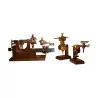 antique watchmaker's lathe in polished bronze (handle welded to … - Moinat - Horlogerie