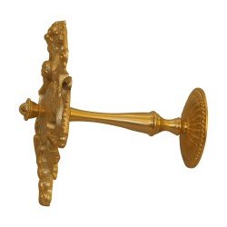 Paar vergoldete Bronze-Gardinenklammern.