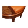 Fauteuil de bureau Mazarin de style Louis XV canné main, en … - Moinat - Fauteuils