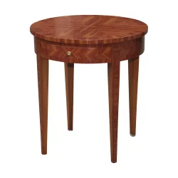 路易十六风格镶嵌细工“bouillotte table”底座桌……