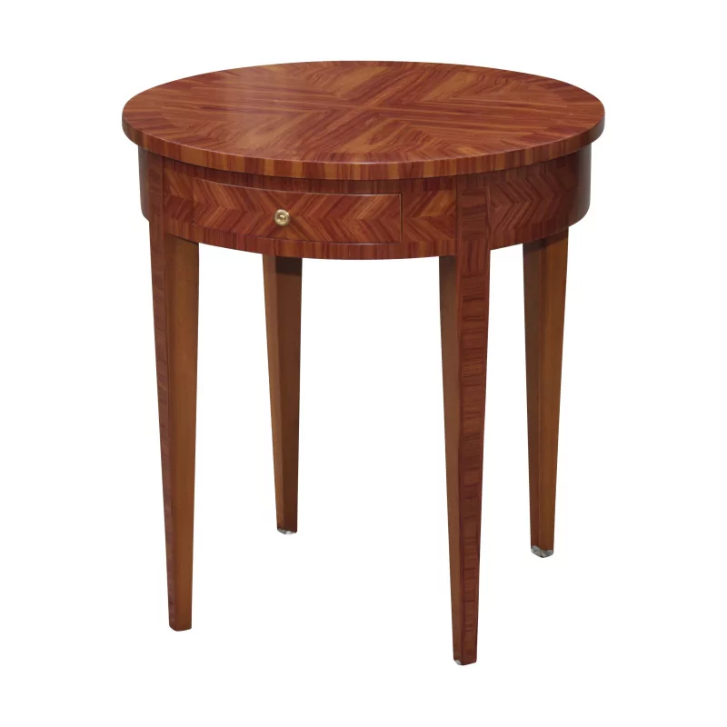 «стол для бульот» стол на пьедестале в стиле Людовика XVI в маркетри … - Moinat - Диванные столики, Ночные столики, Круглые столики на ножке